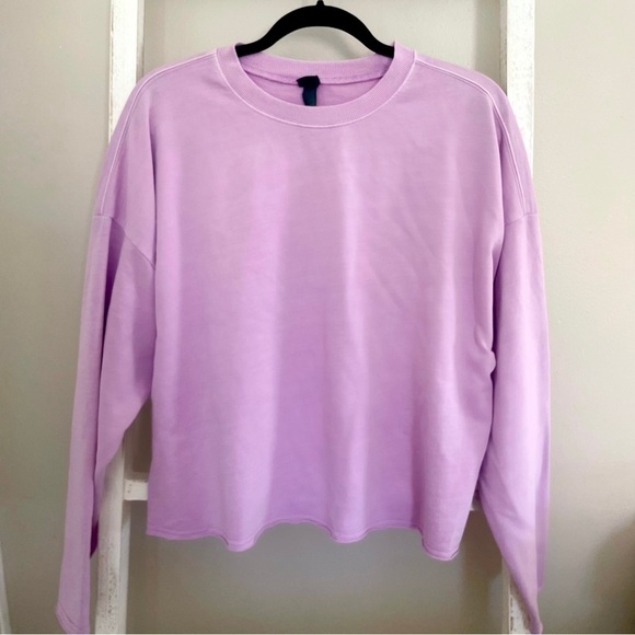 lavender oversized crewneck - Picture 1 of 4